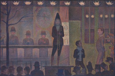 Circus Sideshow (Parade de cirque) door Georges Pierre Seurat