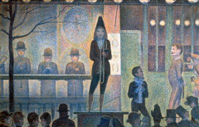 Circus Sideshow door Georges Pierre Seurat