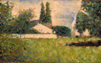 Huis tussen bomen / Maison dans les Arbres, ca. 1883 door Georges Pierre Seurat