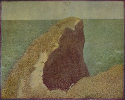 Le Bec Du Hoc, Grandcamp, 1885, 1937 door Georges Pierre Seurat