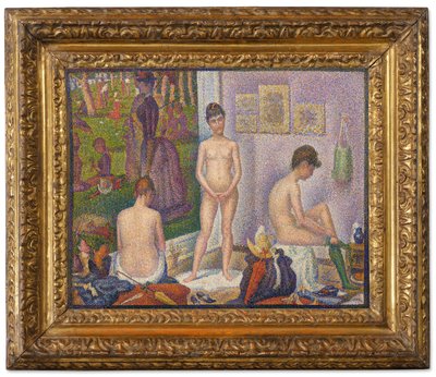 Les Poseuses, Ensemble (Kleine versie) door Georges Pierre Seurat