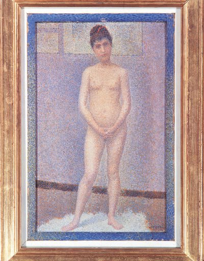 Model van voren (Poseuse de face) door Georges Pierre Seurat