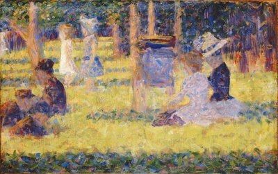Studie voor La Grande Jatte door Georges Pierre Seurat