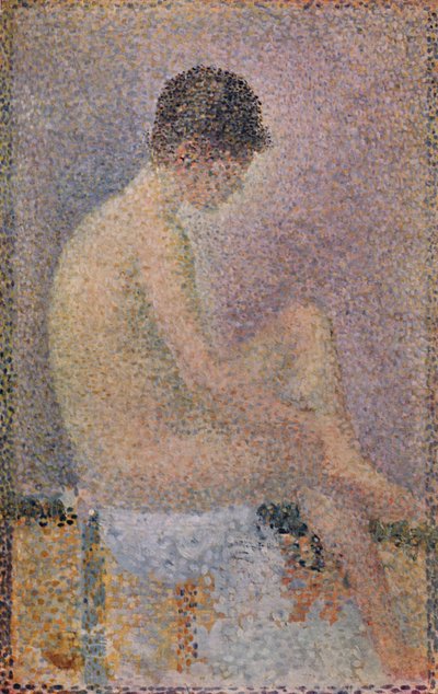 Studie voor de Modellen door Georges Pierre Seurat