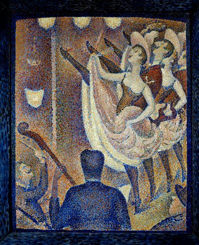 Studie voor de chahut. Schilderij door Georges Seurat (1859-1891) 1889 Buffalo. Albright Knox Art Gallery door Georges Pierre Seurat