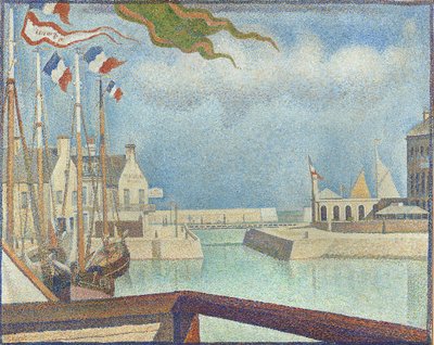 Zondag in Port-en-Bessin door Georges Pierre Seurat
