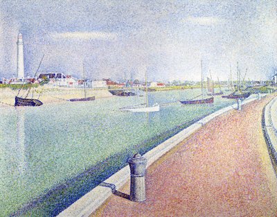 Het Kanaal van Gravelines, Petit Fort Philippe door Georges Pierre Seurat