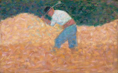 De steenbreker, ca. 1882 door Georges Pierre Seurat