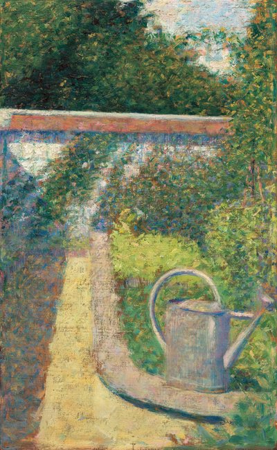 De Gieter - Tuin in Le Raincy, ca. 1883 door Georges Pierre Seurat