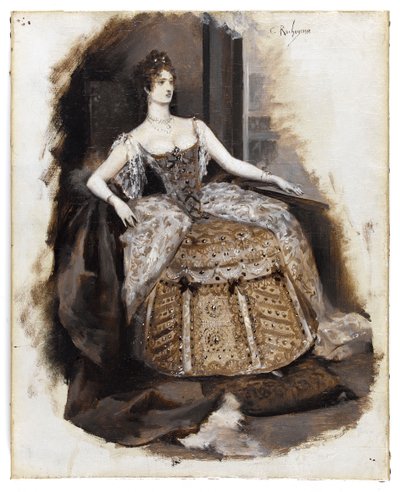 Hertogin Josiane. door Georges Rochegrosse