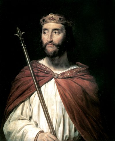 Karel III de Eenvoudige door Georges Rouget