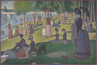 Een zondag op La Grande Jatte - 1884 door Georges Seurat