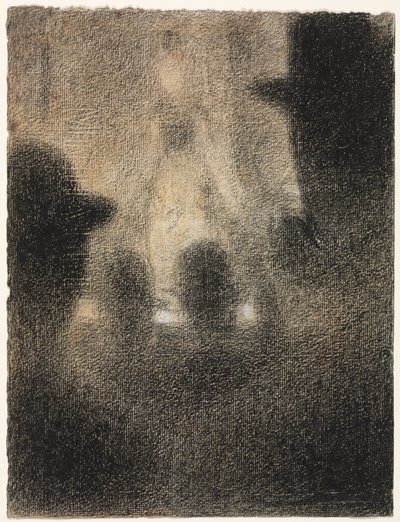 Café-concert door Georges Seurat