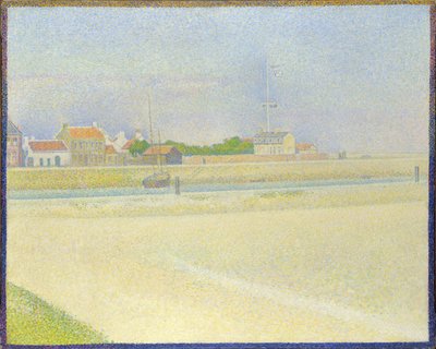 Het kanaal van Gravelines, Grand Fort-Philippe door Georges Seurat