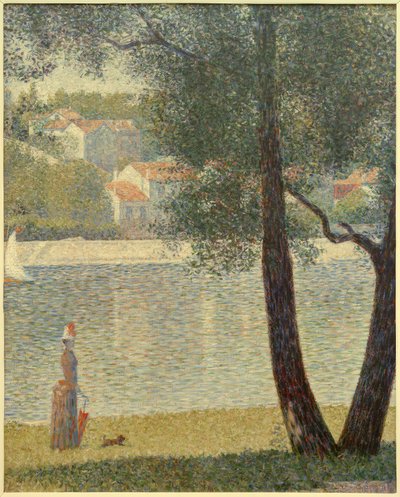 De Seine bij Courbevoie door Georges Seurat