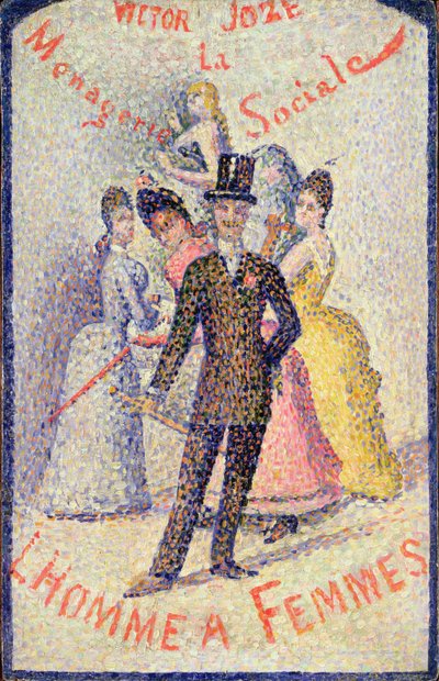 Vrouwenversierder door Georges Seurat