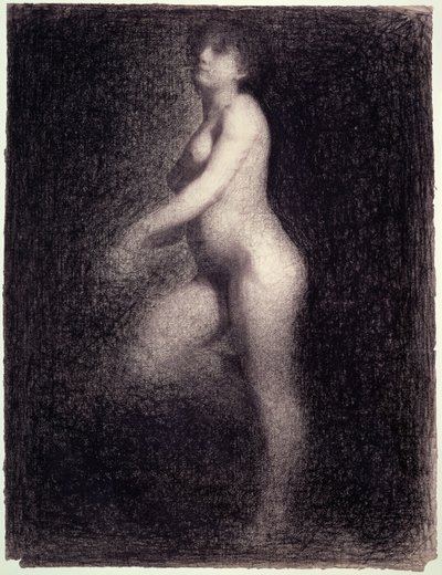 Naakt door Georges Seurat