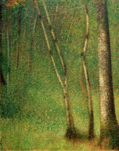 Bos in Pontaubert door Georges Seurat