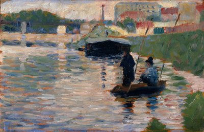 Uitzicht op de Seine, 1882-83 door Georges Seurat