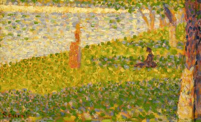 Vrouwen aan de Rivieroever, studie voor La Grande Jatte door Georges Seurat