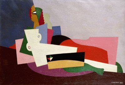 Naakt liggend, 1923 door Georges Valmier