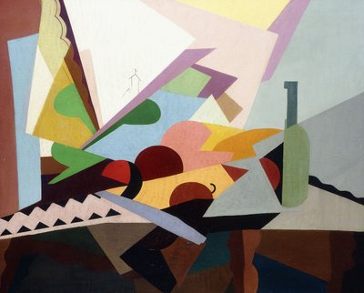 Stilleven voor een raam, ca. 1922 door Georges Valmier