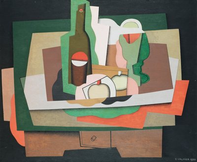 Stilleven op een tafel, 1925 door Georges Valmier