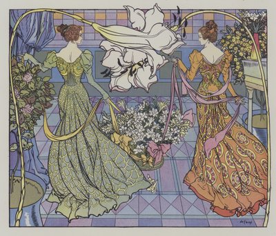 Festival van Lelies in de Verenigde Staten door Georges de Feure
