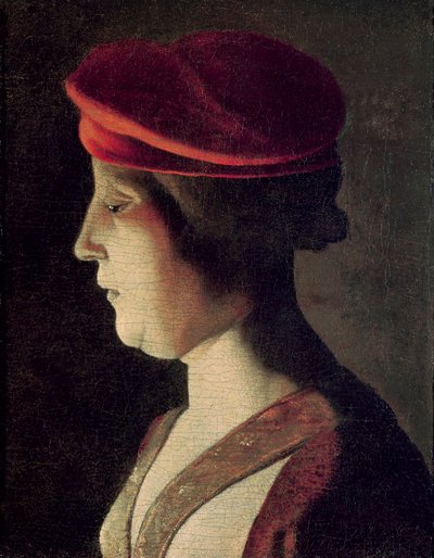 Hoofd van een Vrouw door Georges de La Tour