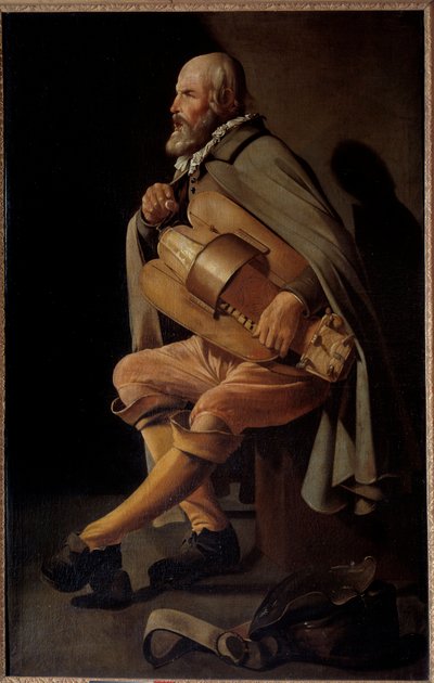Schilderij door Georges De La Tour (1593-1652) door Georges de La Tour