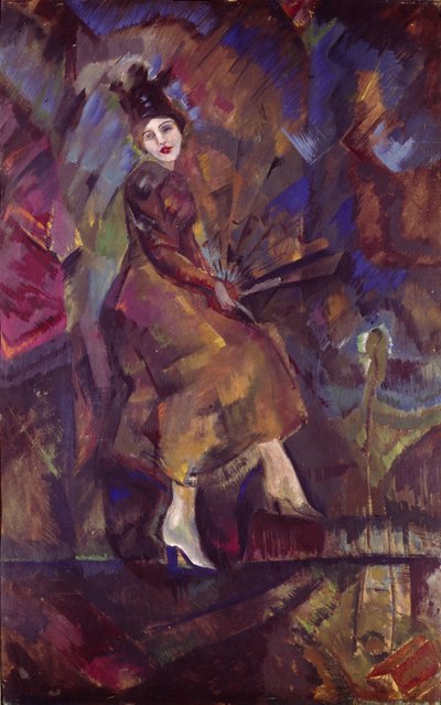 Portret van Panna Paskevich door Georgy Bogdanovich Yakulov