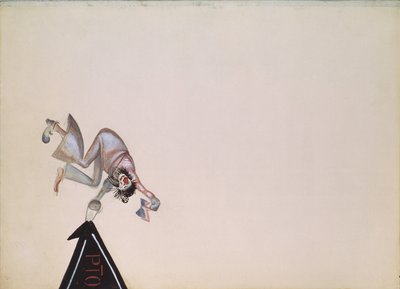 Toneelontwerp voor de operette Girofle-Giroflia door Ch. Lecocq, 1922 door Georgy Bogdanovich Yakulov