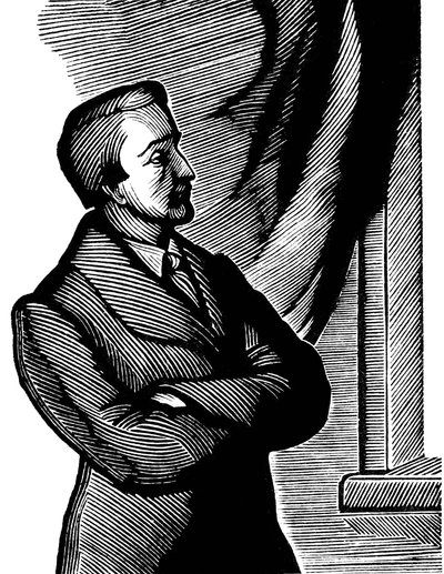 Heinrich Heine, 19e-eeuwse Duitse dichter, 1934 door Georgi Yecheistov