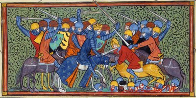 Karel Martel bij de Slag om Tours, Grote Kronieken van Frankrijk (27686528435) door Georgia Levan Ramishvili from Tbilisi