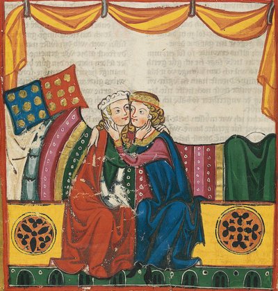 Hugo von Werenwag, from Codex Manesse, 1305-15 (42640388224) door Georgia Levan Ramishvili from Tbilisi