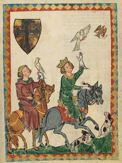 Koning Conradin de Jongere, uit Codex Manesse, 14e eeuw (21944945384) door Georgia Levan Ramishvili from Tbilisi