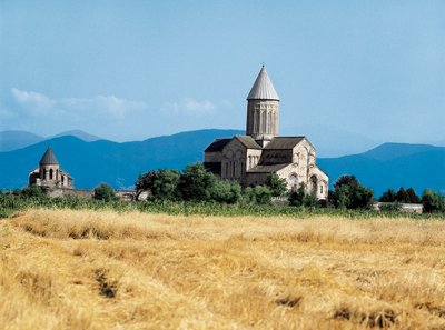 Kathedraal van Sint-Joris, Alaverdi, Kakheti, Georgië door Georgian School