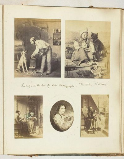 Zonder titel [pagina met illustraties], 1855-68 door Georgina Cowper