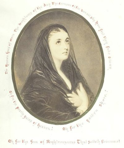 Zonder Titel [vrome vrouw in een sluier] door Georgina Cowper