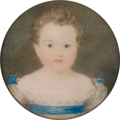 Portret van Orlando George Charles Bridgeman, later 3e Graaf Bradford, als kind (1819-1898), ca. 1821-22 door Georgina Viscountess Newport Moncreiff