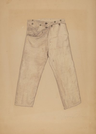 Zelfgemaakte Broeken door Georgine E. Mason