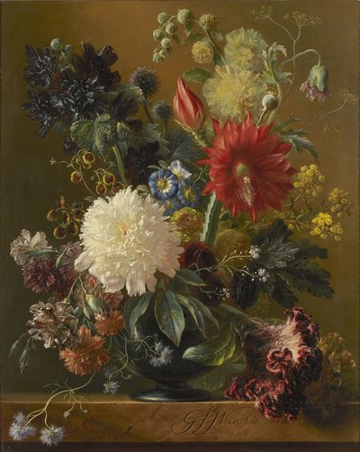 Stilleven door Georgius Jacobus Johannes van Os