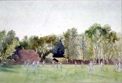 De Cricketwedstrijd door Gerard Chowne