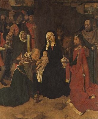 Aanbidding der wijzen, c.1490 door Gerard David
