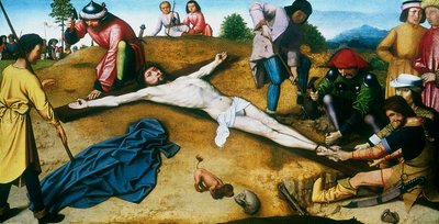 Christus aan het Kruis Genageld, ca. 1481 door Gerard David