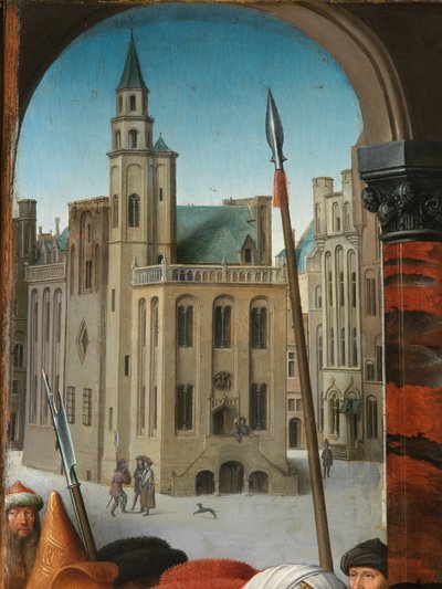 Detail van het oordeel van Cambyses door Gerard David