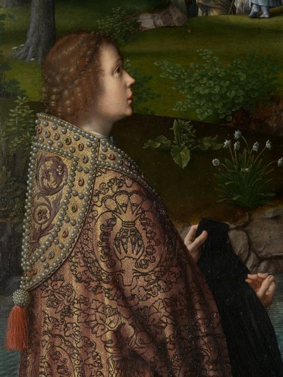 Detail (doop van Christus) door Gerard David
