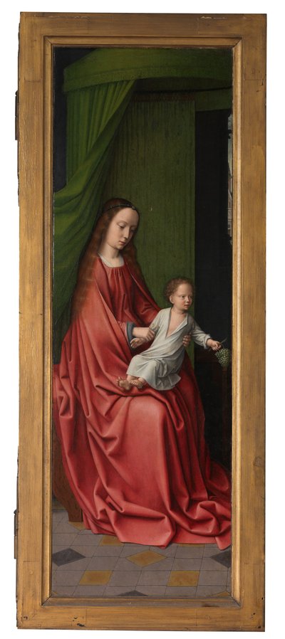 Buitenpaneel van de Doop van Christus, c.1502-08 door Gerard David