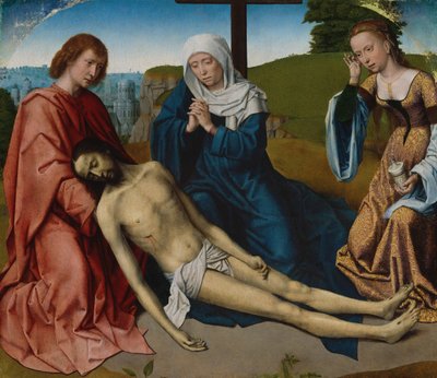 Rouw over het lichaam van Christus door Gerard David