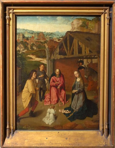 De aanbidding van de herders, ca 1485 door Gerard David
